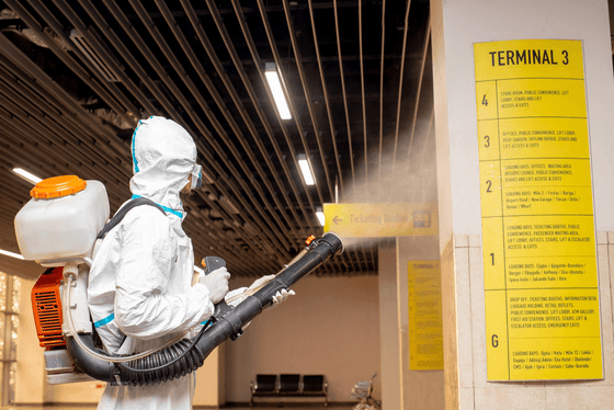 FixIt custodial team delivering environmental hygiene services